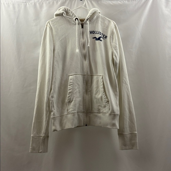 Hollister Other - Hollister White Men's Hoodie Size Medium Fill Zip California